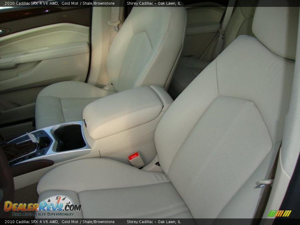 2010 Cadillac SRX 4 V6 AWD Gold Mist / Shale/Brownstone Photo #12