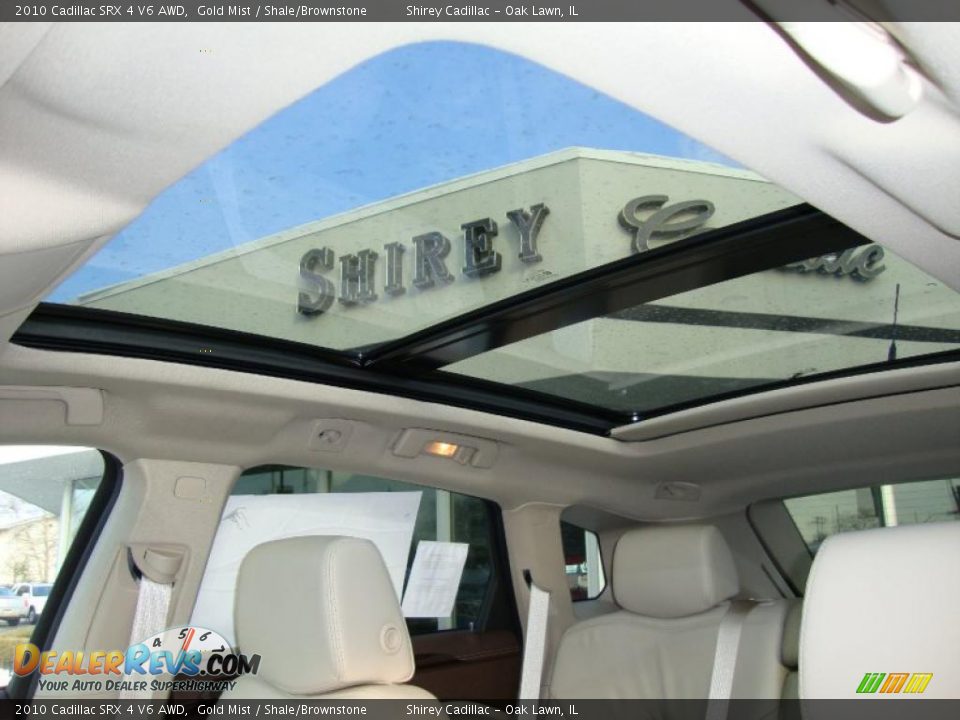 2010 Cadillac SRX 4 V6 AWD Gold Mist / Shale/Brownstone Photo #13