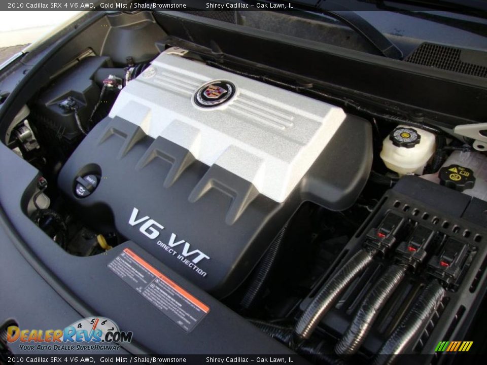 2010 Cadillac SRX 4 V6 AWD Gold Mist / Shale/Brownstone Photo #14