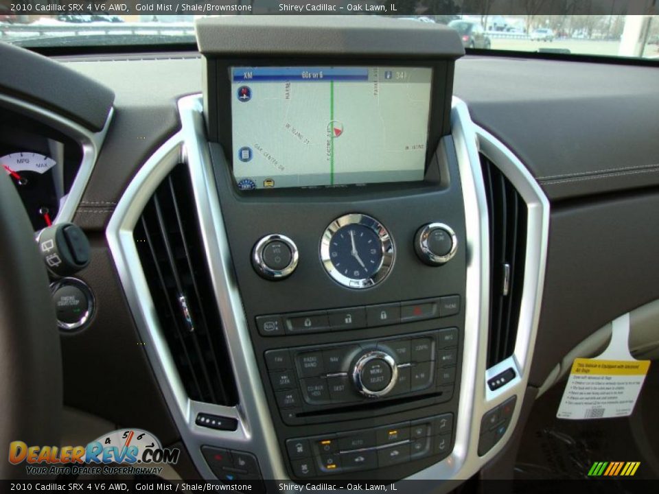 2010 Cadillac SRX 4 V6 AWD Gold Mist / Shale/Brownstone Photo #17