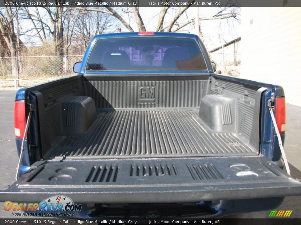 2000 Chevrolet S10 LS Regular Cab Indigo Blue Metallic / Medium Gray Photo #7