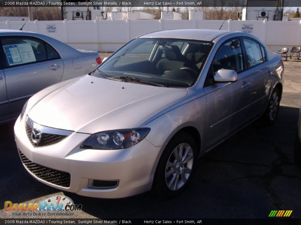 2008 Mazda MAZDA3 i Touring Sedan Sunlight Silver Metallic / Black Photo #1