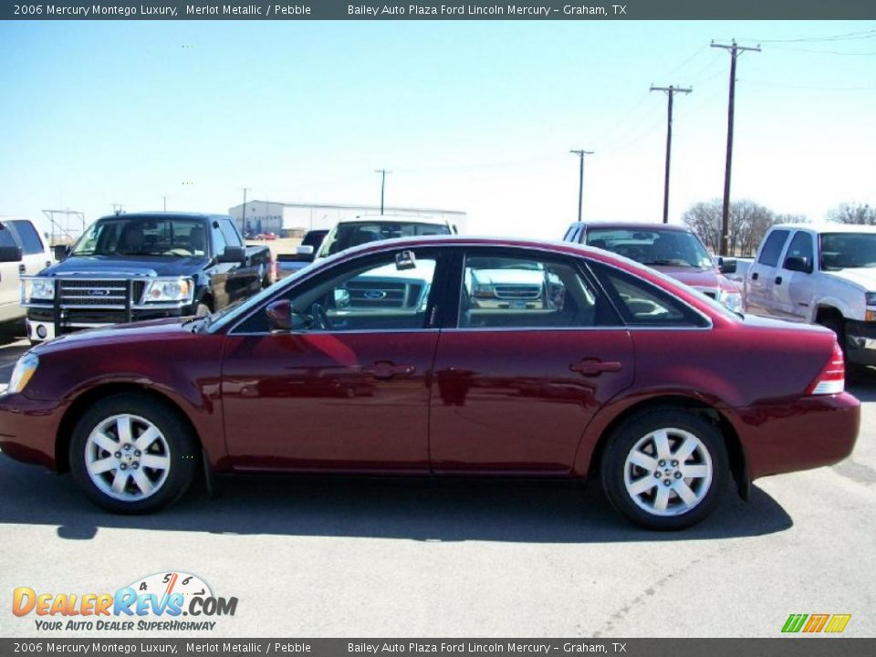 2006 Mercury Montego Luxury Merlot Metallic / Pebble Photo #2