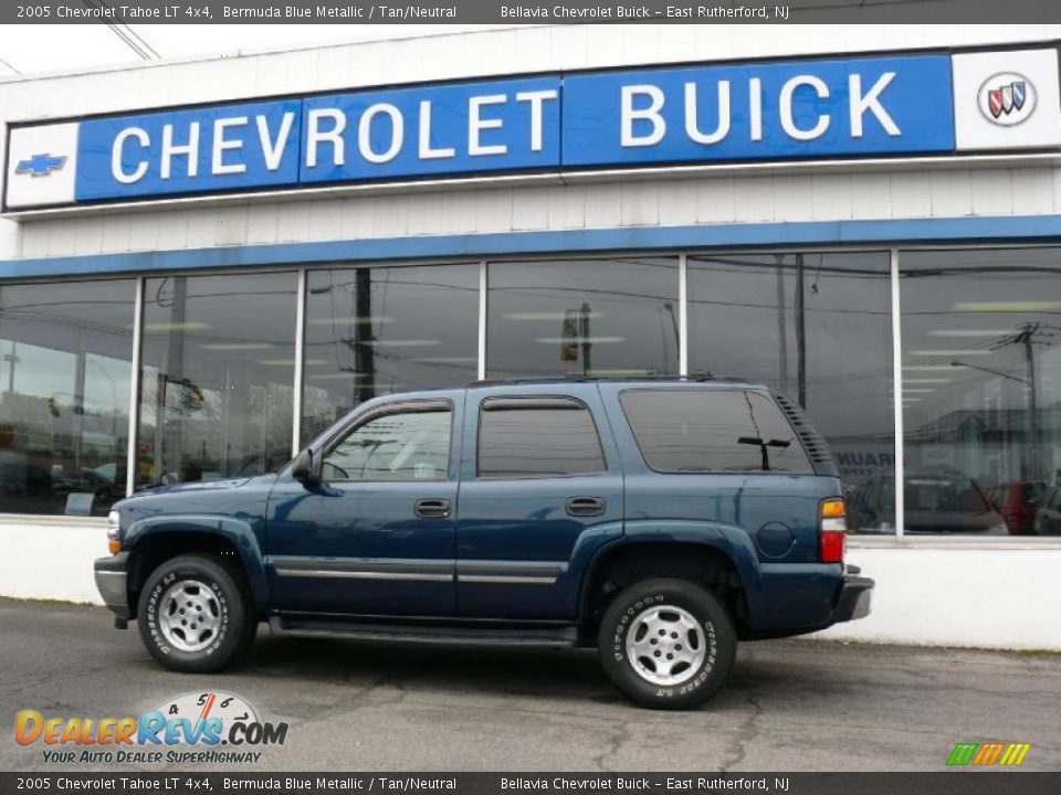 2005 Chevrolet Tahoe LT 4x4 Bermuda Blue Metallic / Tan/Neutral Photo #1