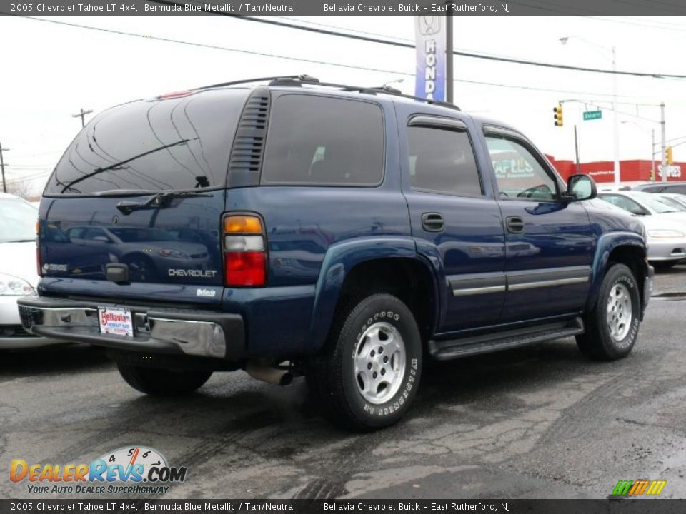2005 Chevrolet Tahoe LT 4x4 Bermuda Blue Metallic / Tan/Neutral Photo #4