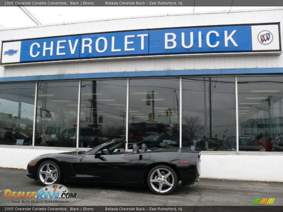 2005 Chevrolet Corvette Convertible Black / Ebony Photo #2