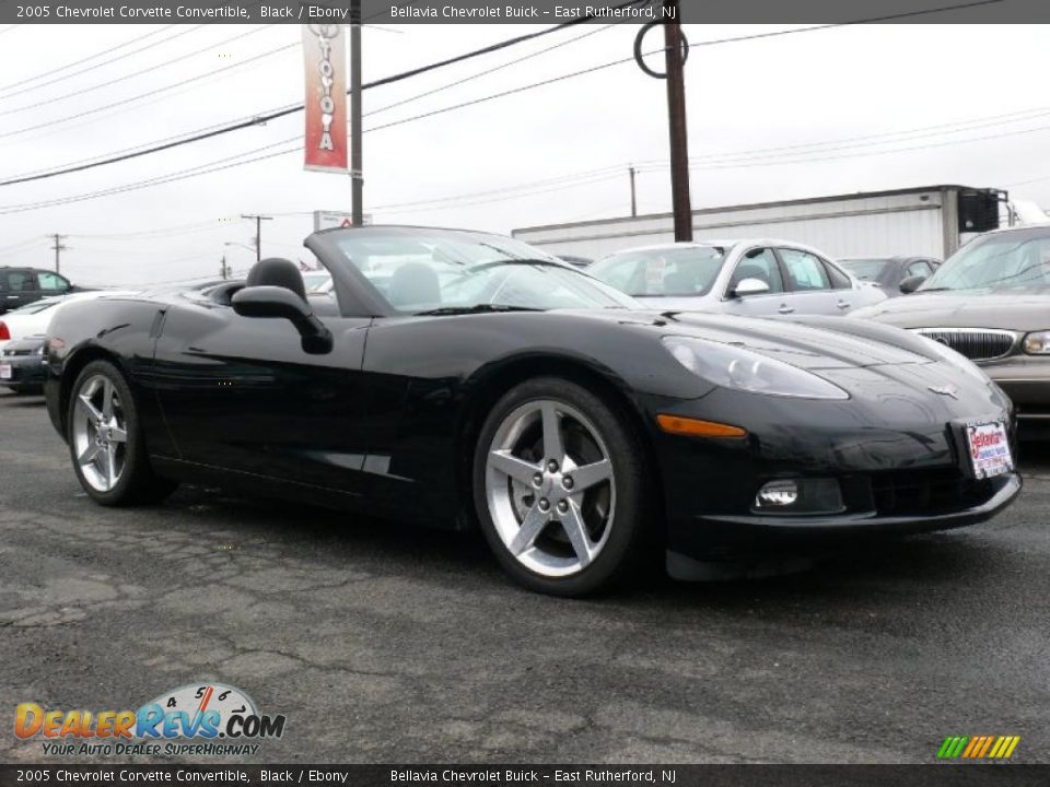 2005 Chevrolet Corvette Convertible Black / Ebony Photo #4