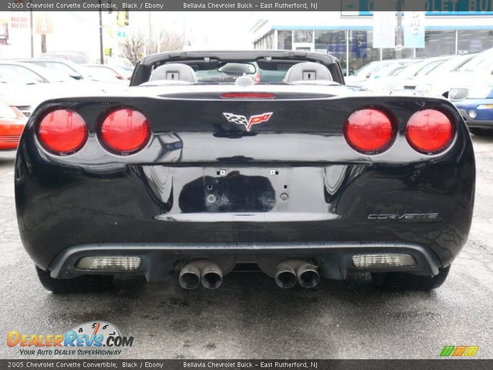 2005 Chevrolet Corvette Convertible Black / Ebony Photo #6