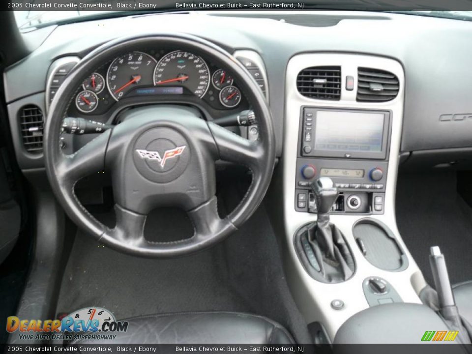 2005 Chevrolet Corvette Convertible Black / Ebony Photo #11