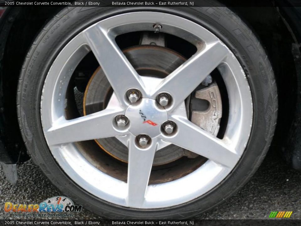 2005 Chevrolet Corvette Convertible Black / Ebony Photo #15