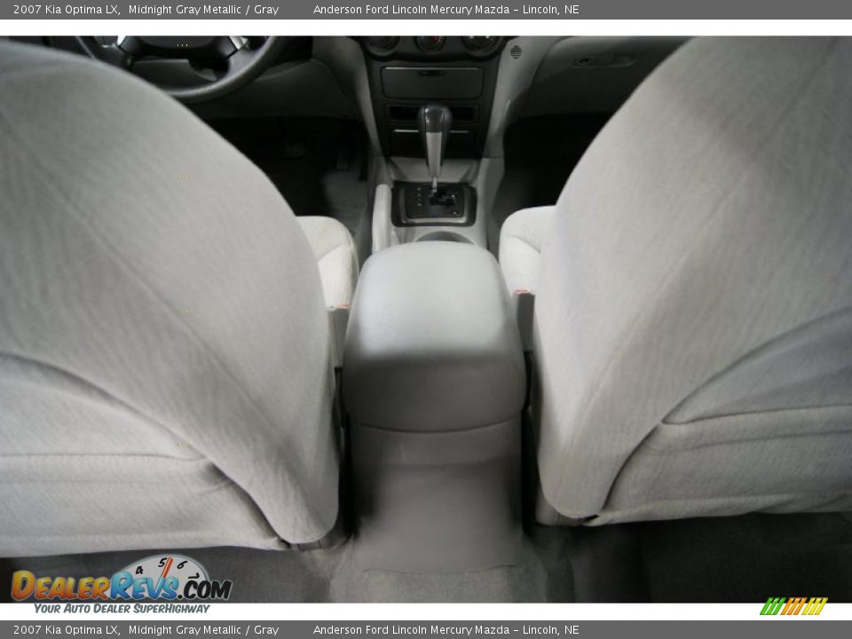 2007 Kia Optima LX Midnight Gray Metallic / Gray Photo #19