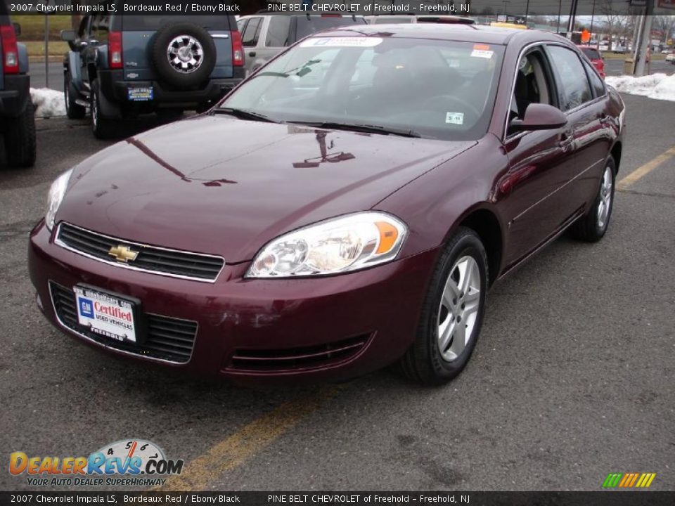 2007 Chevrolet Impala LS Bordeaux Red / Ebony Black Photo #1