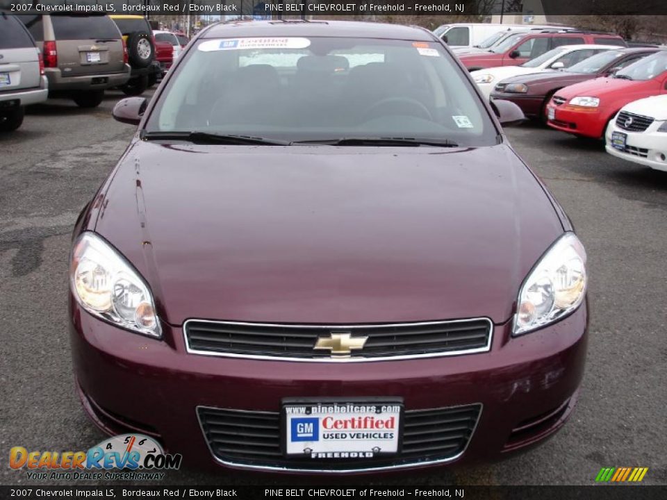 2007 Chevrolet Impala LS Bordeaux Red / Ebony Black Photo #2