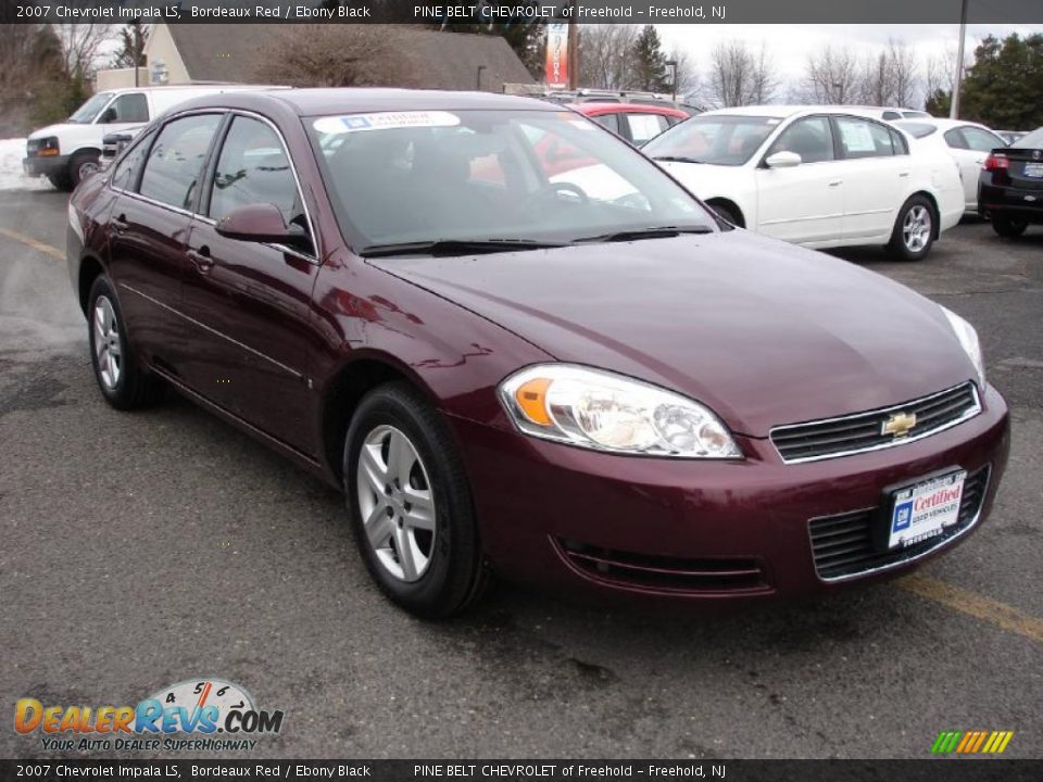 2007 Chevrolet Impala LS Bordeaux Red / Ebony Black Photo #3