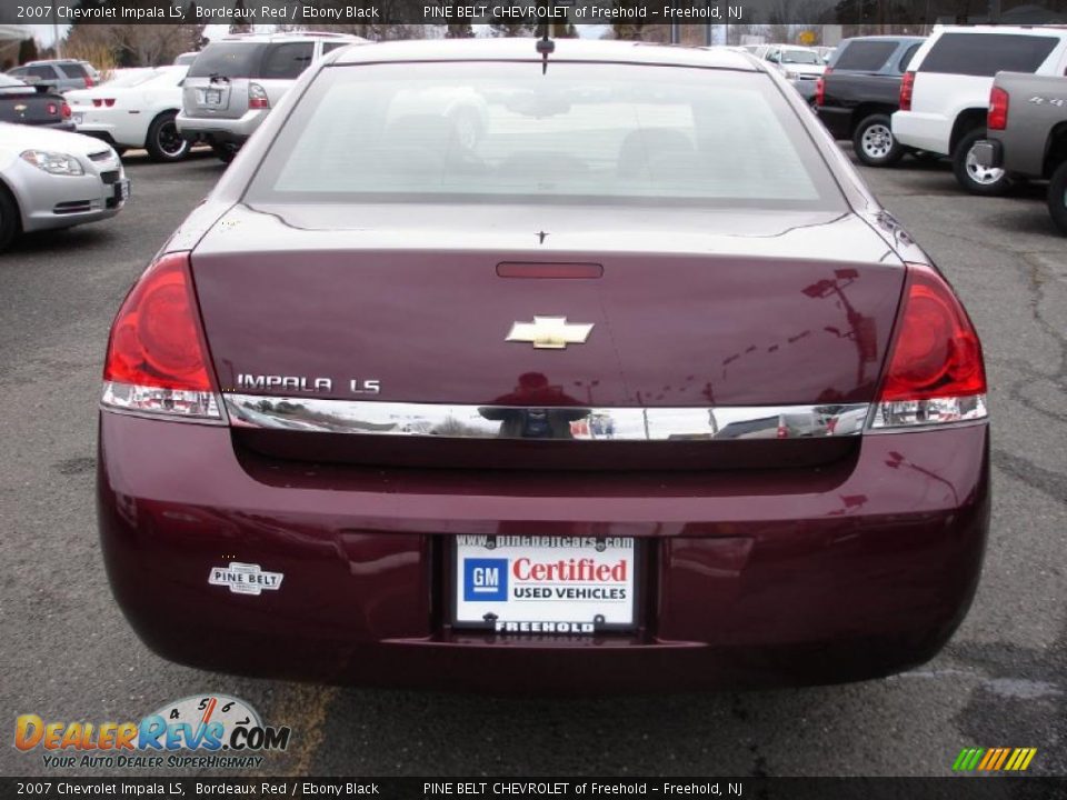2007 Chevrolet Impala LS Bordeaux Red / Ebony Black Photo #5