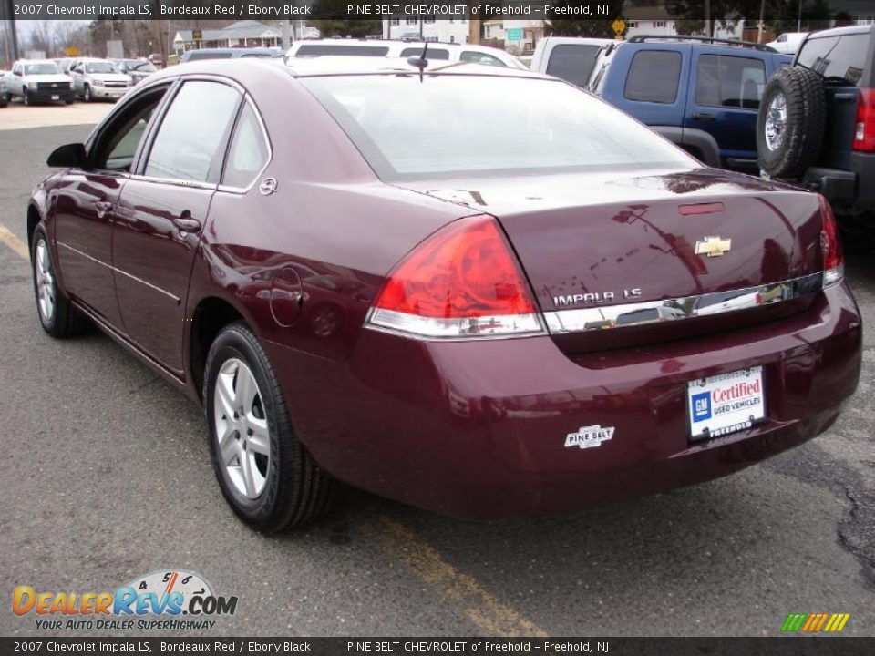 2007 Chevrolet Impala LS Bordeaux Red / Ebony Black Photo #6