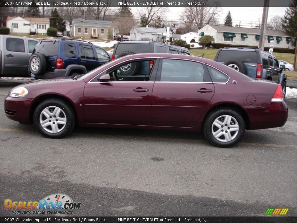2007 Chevrolet Impala LS Bordeaux Red / Ebony Black Photo #9
