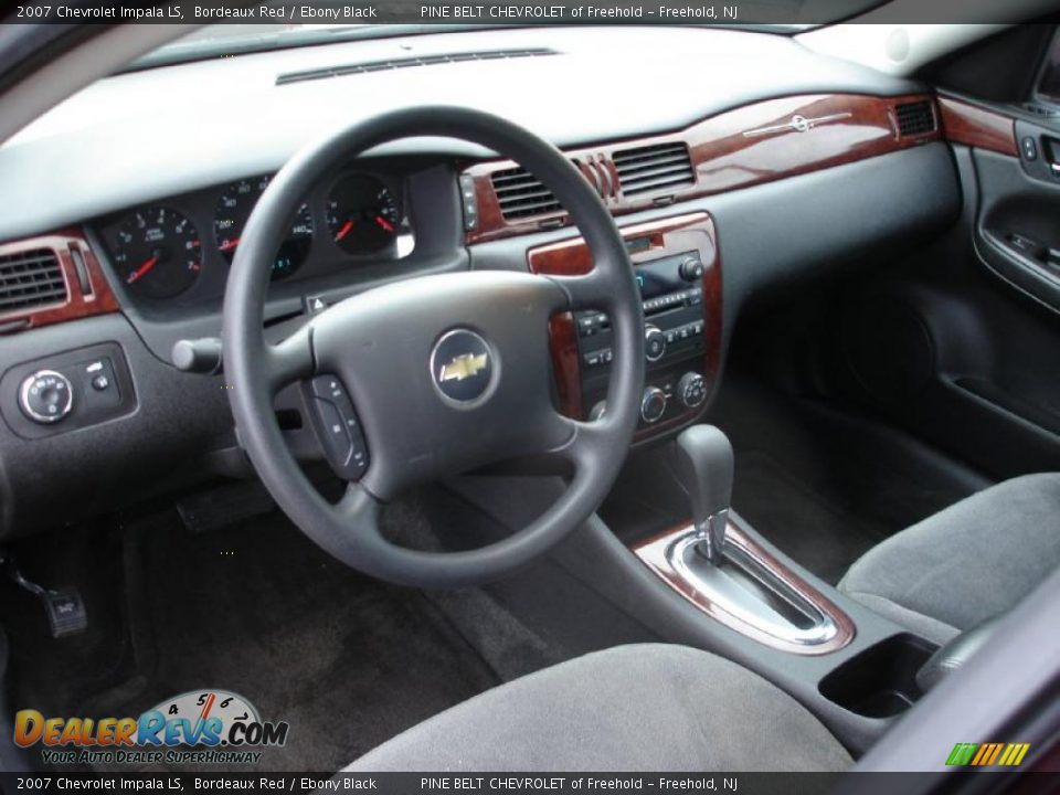 2007 Chevrolet Impala LS Bordeaux Red / Ebony Black Photo #12