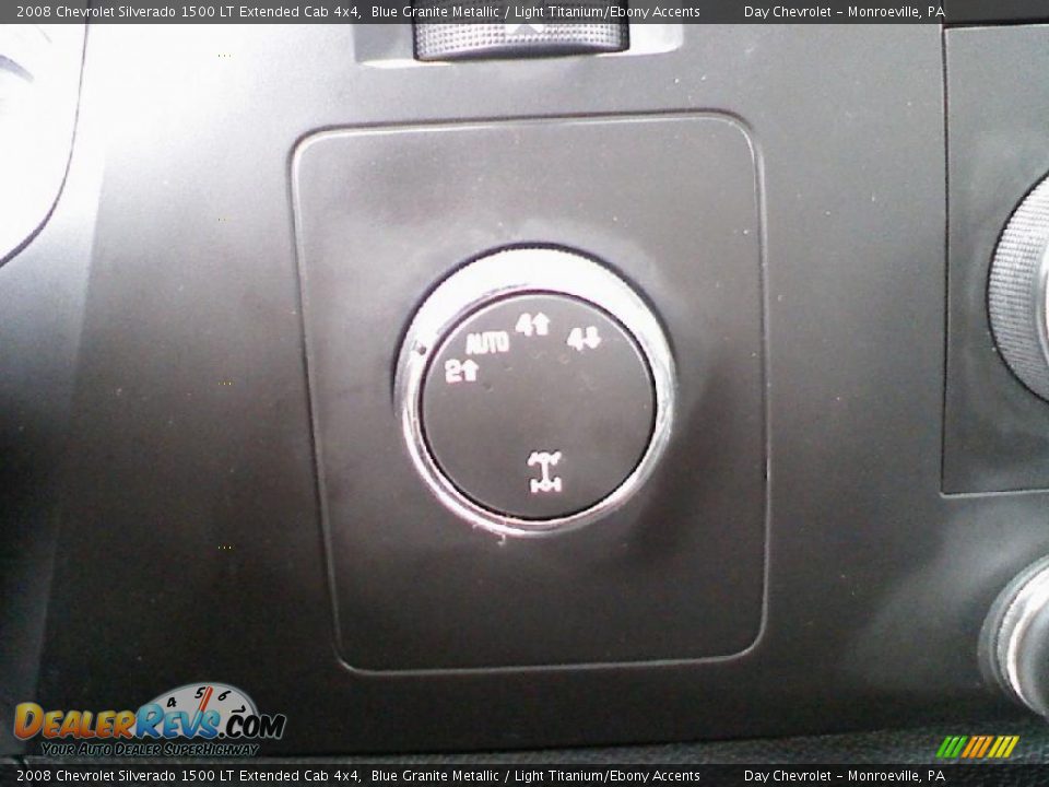 2008 Chevrolet Silverado 1500 LT Extended Cab 4x4 Blue Granite Metallic / Light Titanium/Ebony Accents Photo #11
