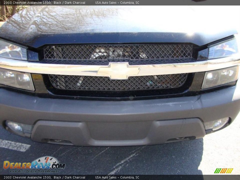 2003 Chevrolet Avalanche 1500 Black / Dark Charcoal Photo #8
