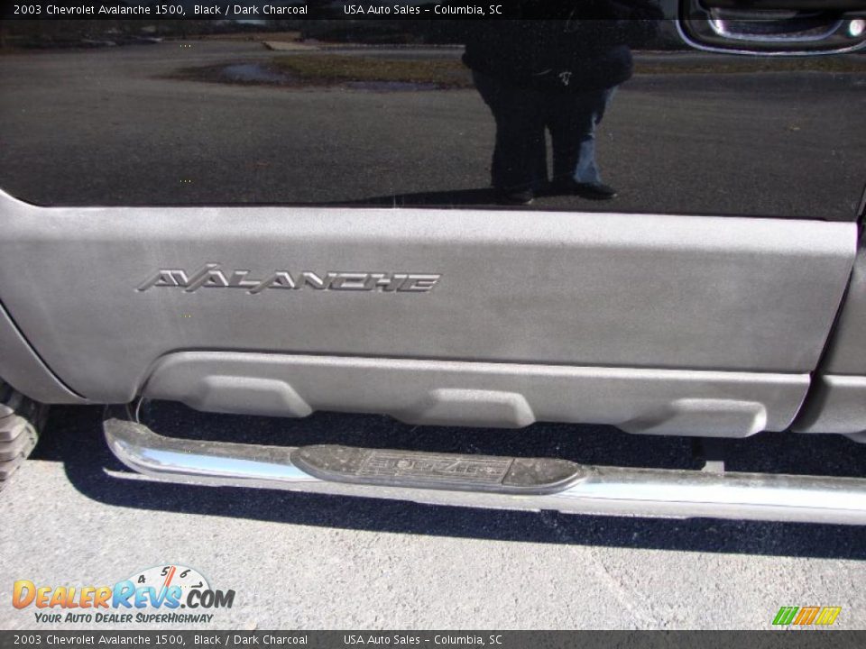 2003 Chevrolet Avalanche 1500 Black / Dark Charcoal Photo #15