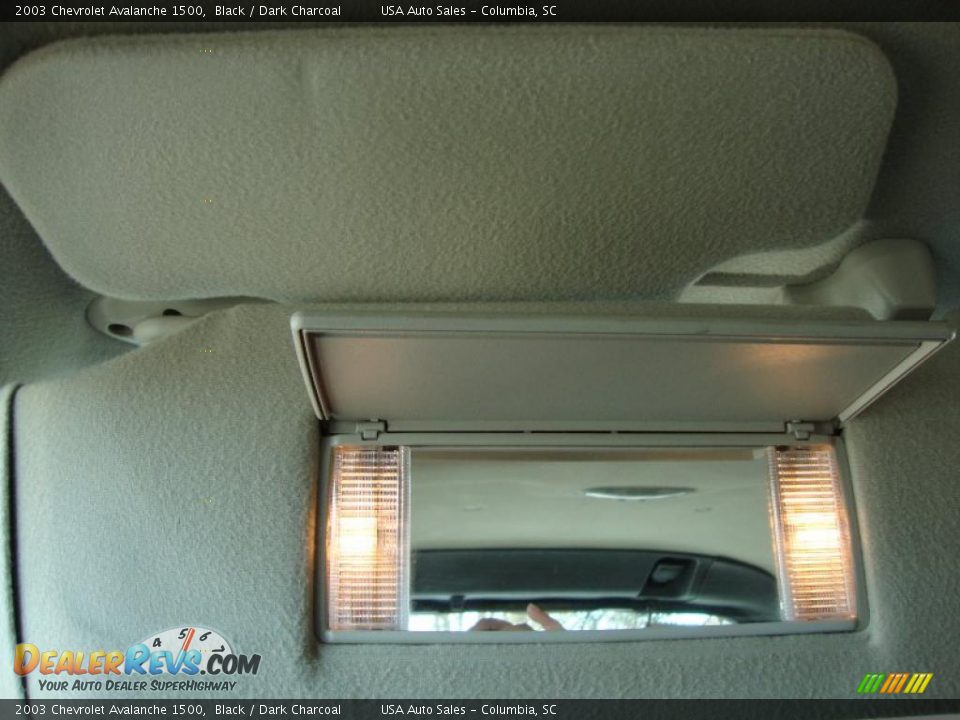 2003 Chevrolet Avalanche 1500 Black / Dark Charcoal Photo #28