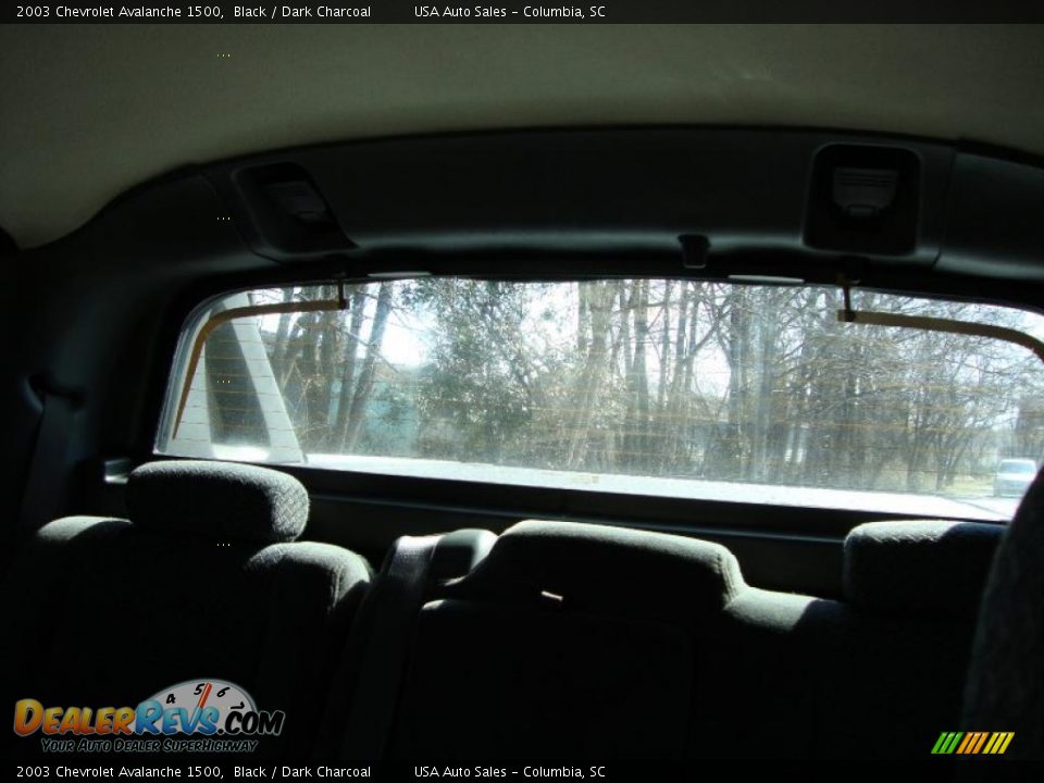 2003 Chevrolet Avalanche 1500 Black / Dark Charcoal Photo #31
