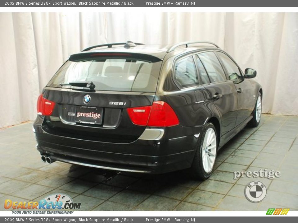 2009 BMW 3 Series 328xi Sport Wagon Black Sapphire Metallic / Black Photo #2