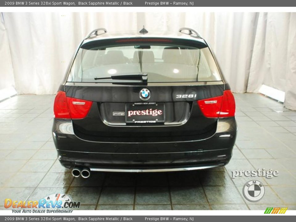 2009 BMW 3 Series 328xi Sport Wagon Black Sapphire Metallic / Black Photo #3