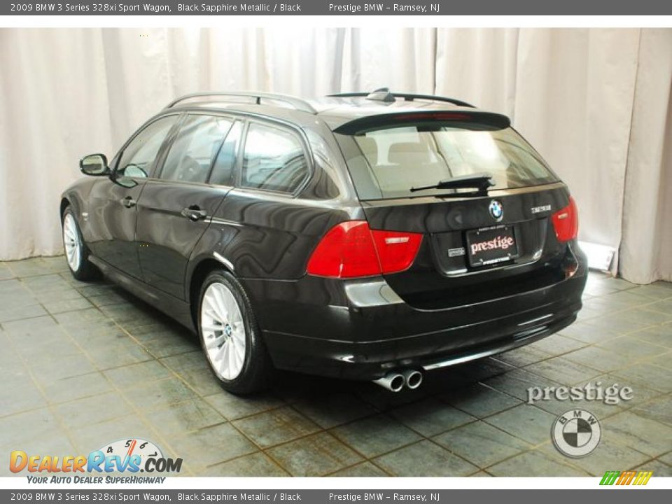 2009 BMW 3 Series 328xi Sport Wagon Black Sapphire Metallic / Black Photo #4