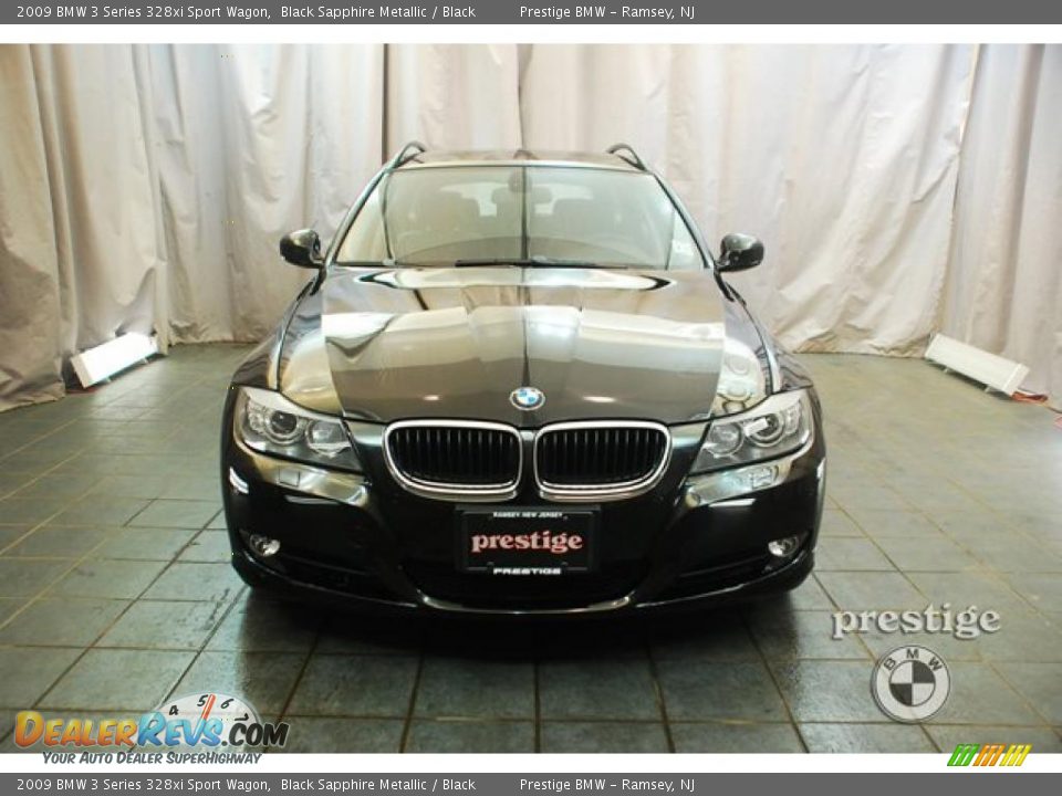 2009 BMW 3 Series 328xi Sport Wagon Black Sapphire Metallic / Black Photo #6