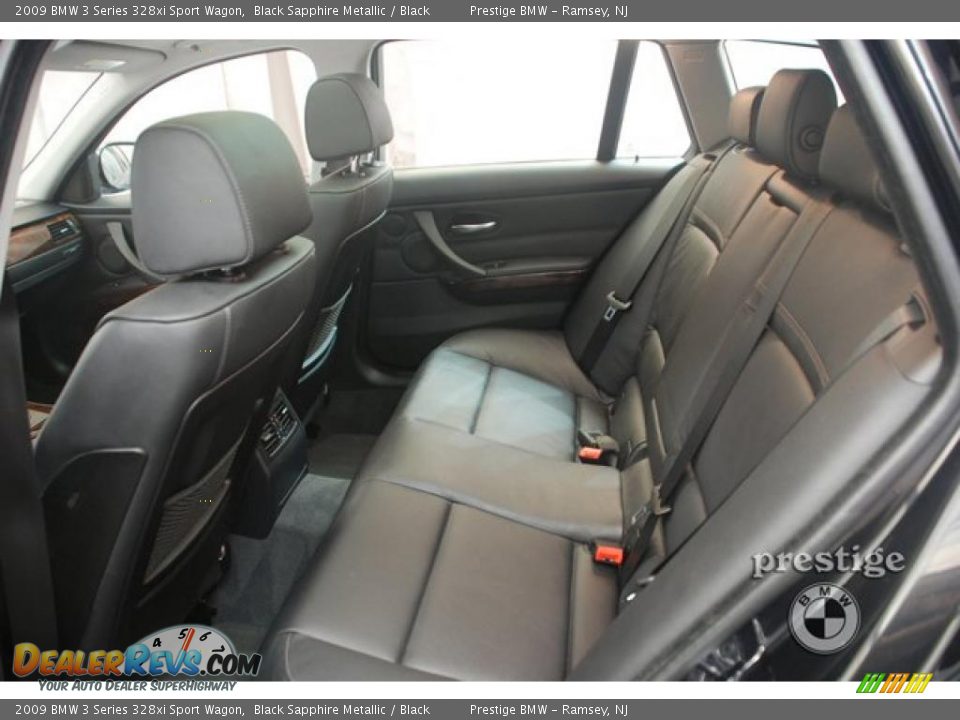2009 BMW 3 Series 328xi Sport Wagon Black Sapphire Metallic / Black Photo #10