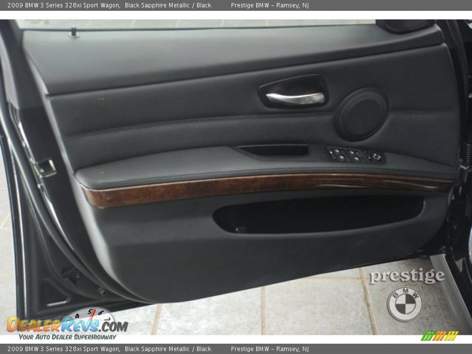 2009 BMW 3 Series 328xi Sport Wagon Black Sapphire Metallic / Black Photo #12