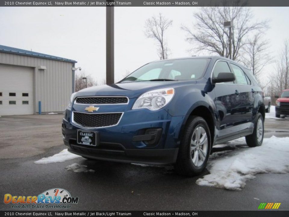 2010 Chevrolet Equinox LS Navy Blue Metallic / Jet Black/Light Titanium Photo #1
