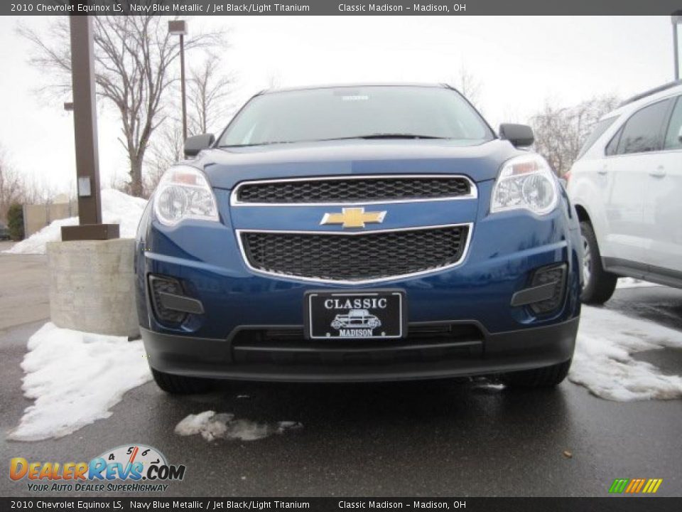 2010 Chevrolet Equinox LS Navy Blue Metallic / Jet Black/Light Titanium Photo #2