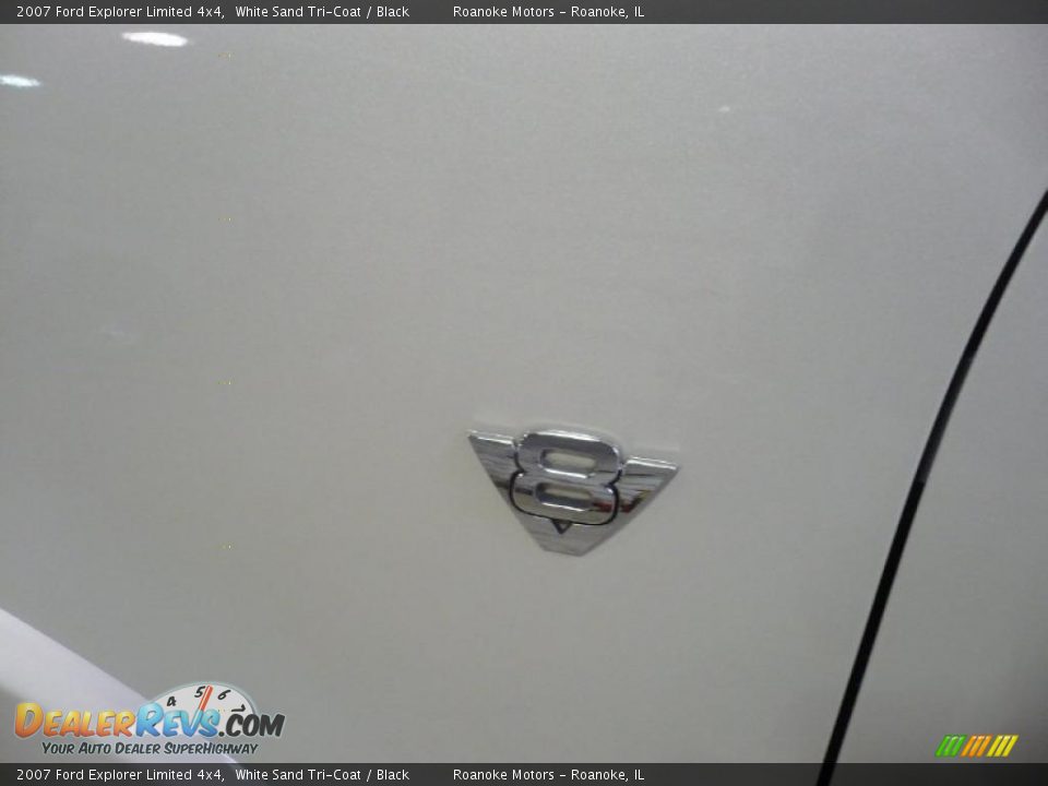 2007 Ford Explorer Limited 4x4 White Sand Tri-Coat / Black Photo #3