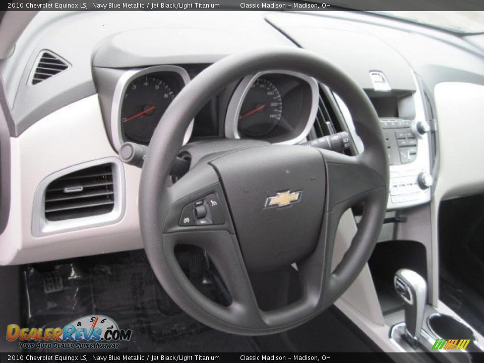 2010 Chevrolet Equinox LS Navy Blue Metallic / Jet Black/Light Titanium Photo #11