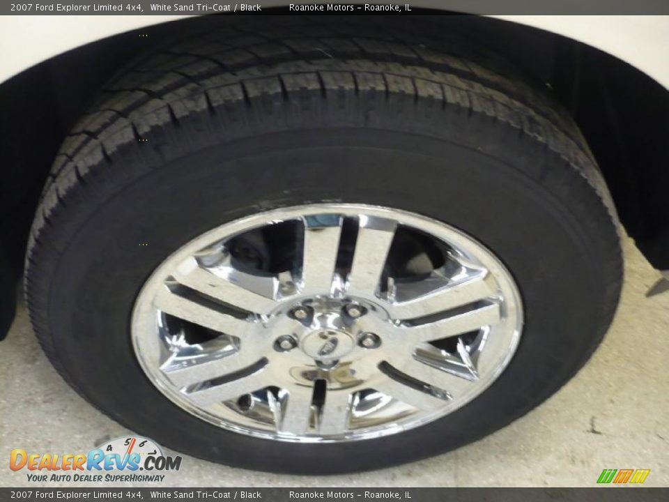 2007 Ford Explorer Limited 4x4 White Sand Tri-Coat / Black Photo #14