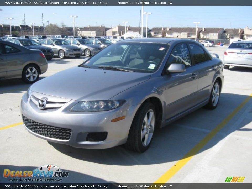 2007 Mazda MAZDA6 i Sport Sedan Tungsten Gray Metallic / Gray Photo #1