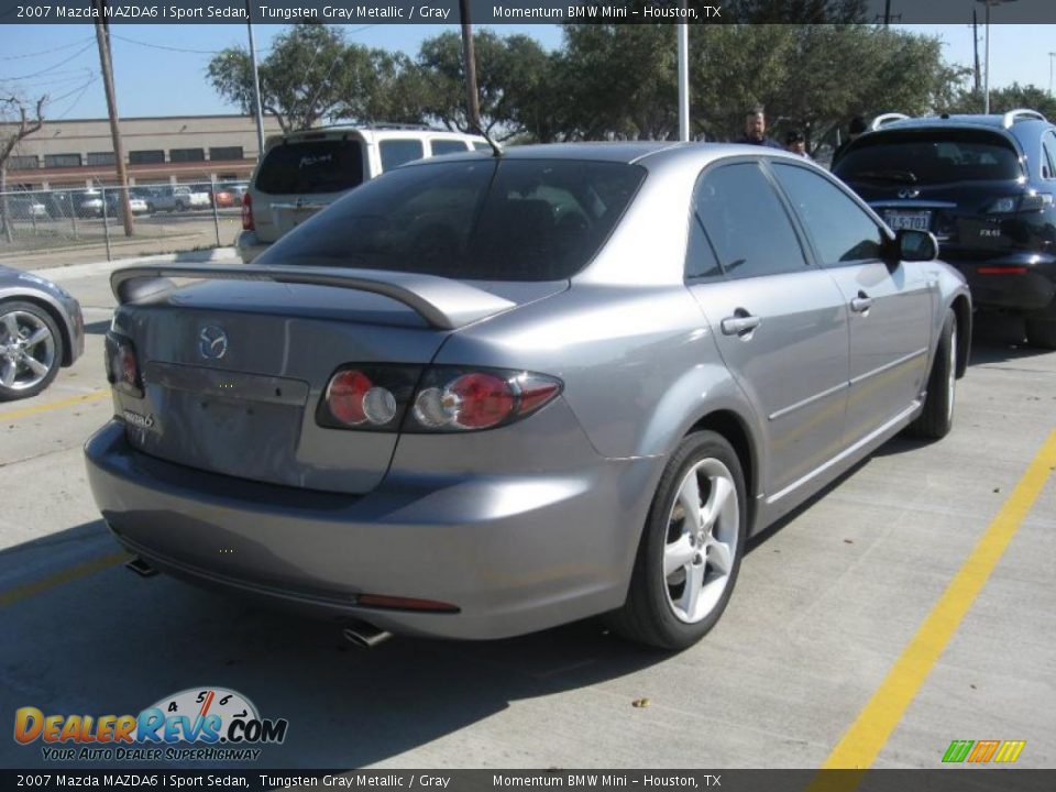 2007 Mazda MAZDA6 i Sport Sedan Tungsten Gray Metallic / Gray Photo #3