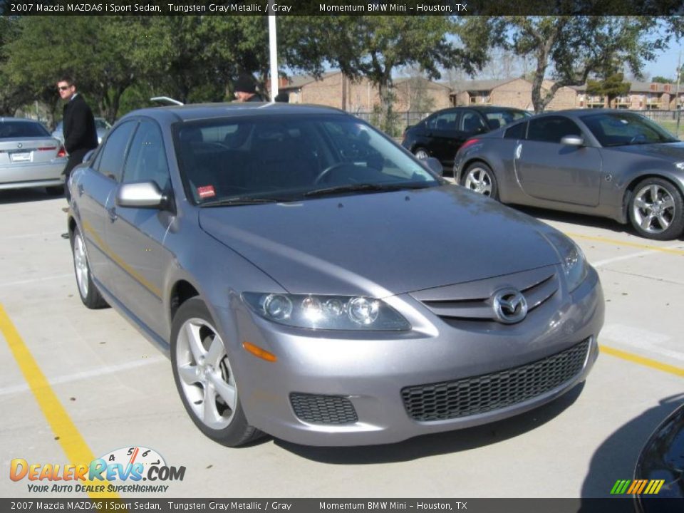 2007 Mazda MAZDA6 i Sport Sedan Tungsten Gray Metallic / Gray Photo #4