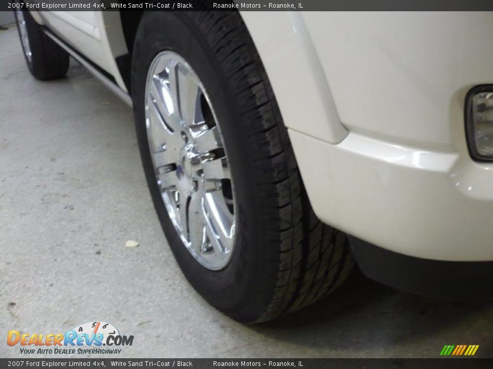 2007 Ford Explorer Limited 4x4 White Sand Tri-Coat / Black Photo #24