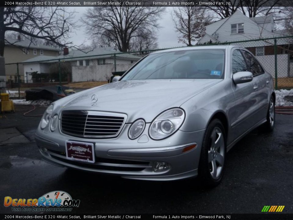 2004 Mercedes-Benz E 320 4Matic Sedan Brilliant Silver Metallic / Charcoal Photo #1