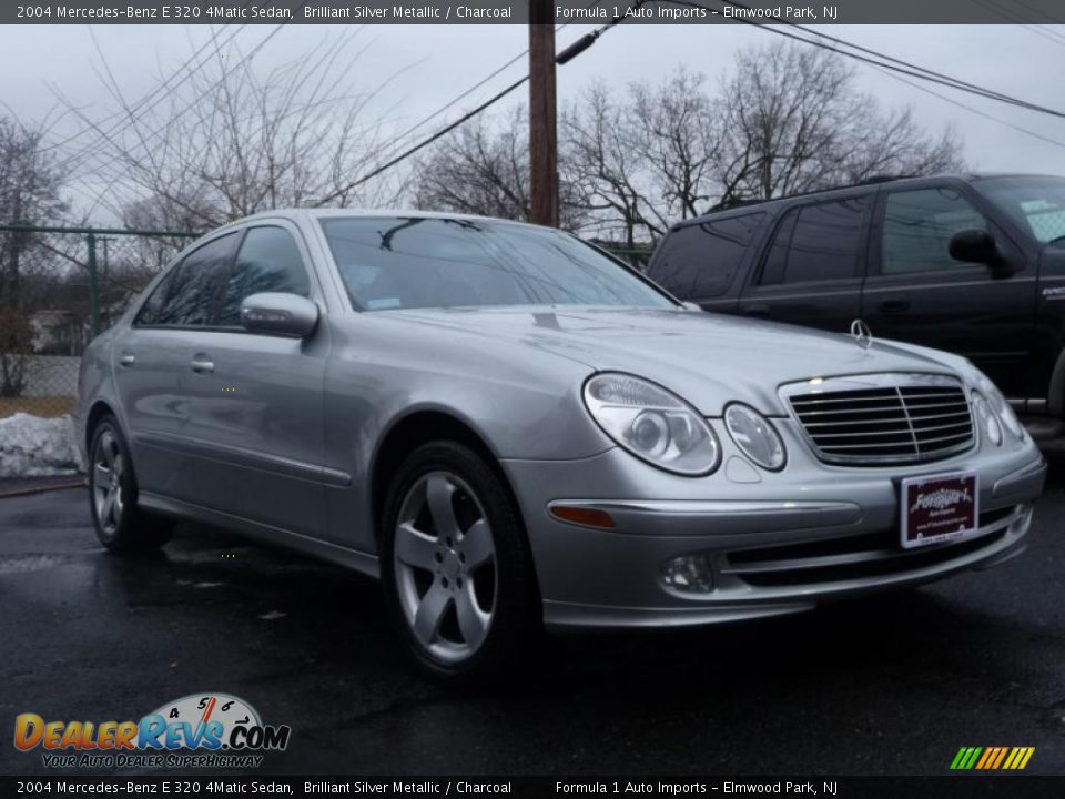 2004 Mercedes-Benz E 320 4Matic Sedan Brilliant Silver Metallic / Charcoal Photo #2