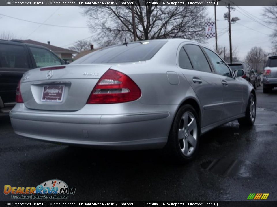2004 Mercedes-Benz E 320 4Matic Sedan Brilliant Silver Metallic / Charcoal Photo #3