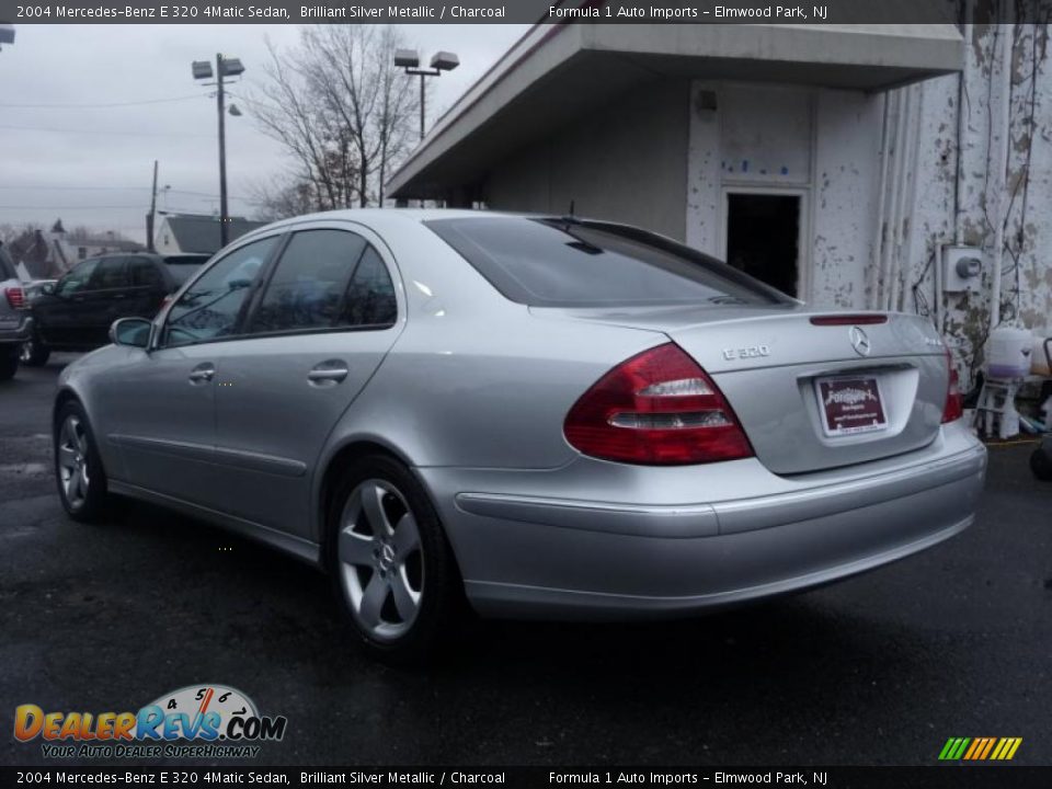 2004 Mercedes-Benz E 320 4Matic Sedan Brilliant Silver Metallic / Charcoal Photo #4