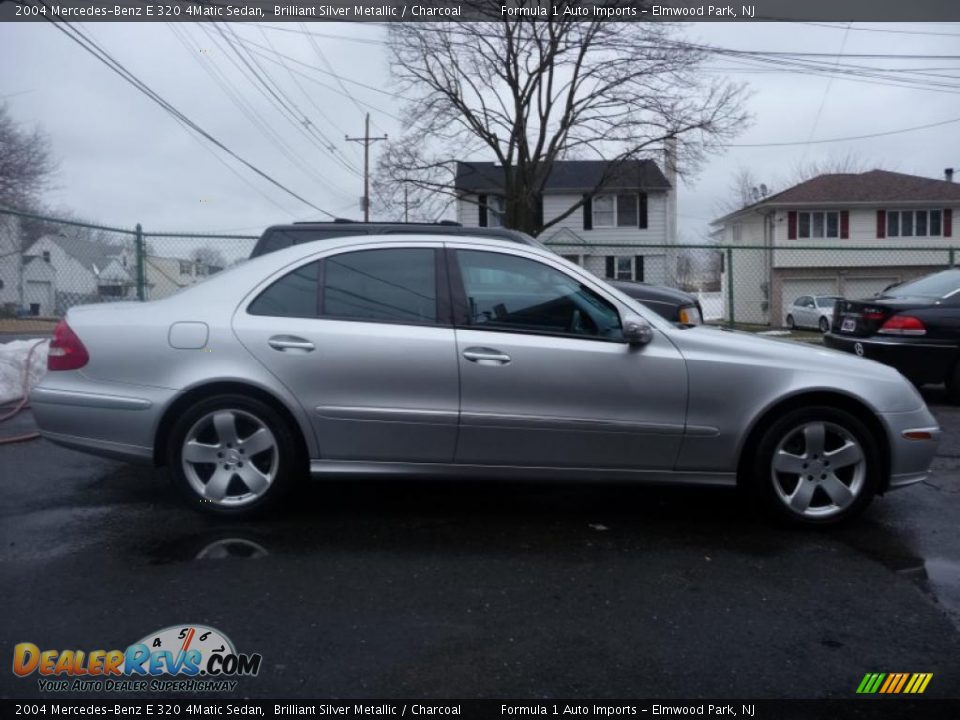 2004 Mercedes-Benz E 320 4Matic Sedan Brilliant Silver Metallic / Charcoal Photo #9