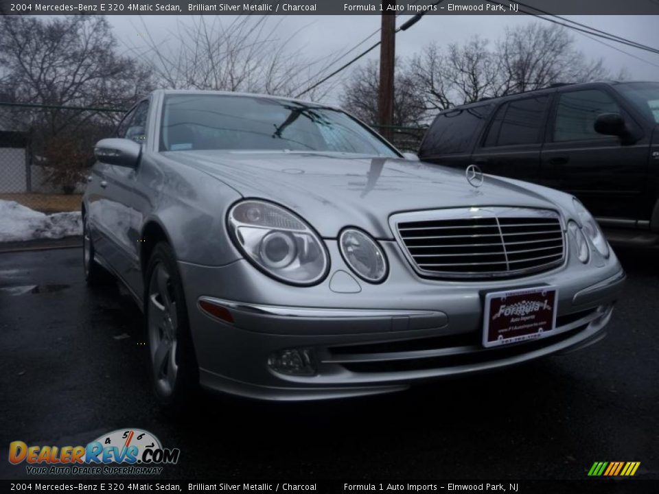 2004 Mercedes-Benz E 320 4Matic Sedan Brilliant Silver Metallic / Charcoal Photo #10