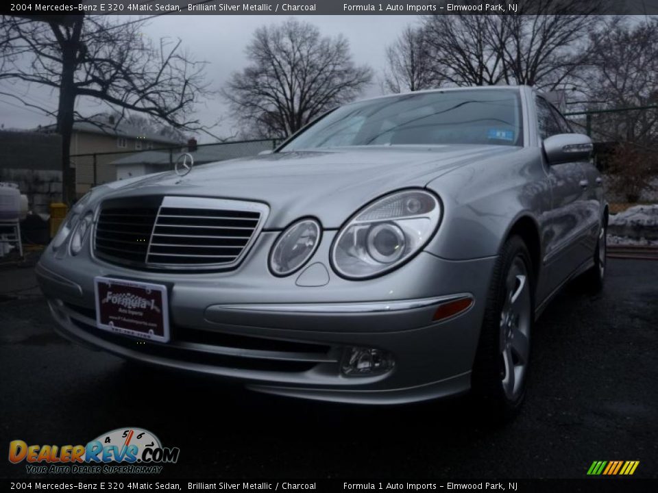 2004 Mercedes-Benz E 320 4Matic Sedan Brilliant Silver Metallic / Charcoal Photo #11