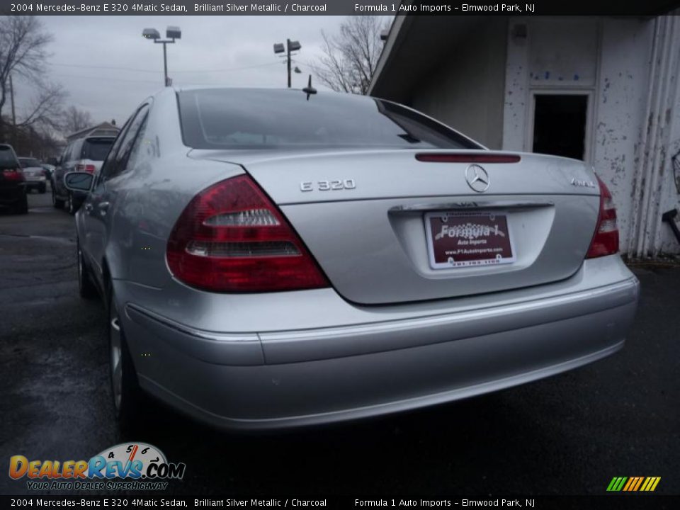 2004 Mercedes-Benz E 320 4Matic Sedan Brilliant Silver Metallic / Charcoal Photo #13